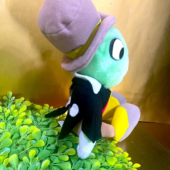 WALT DISNEY DISNEYLAND DISNEY WORLD 80’s PINOCCHIO JIMINY CRICKET PLUSH w/TAGS - Picture 6 of 16